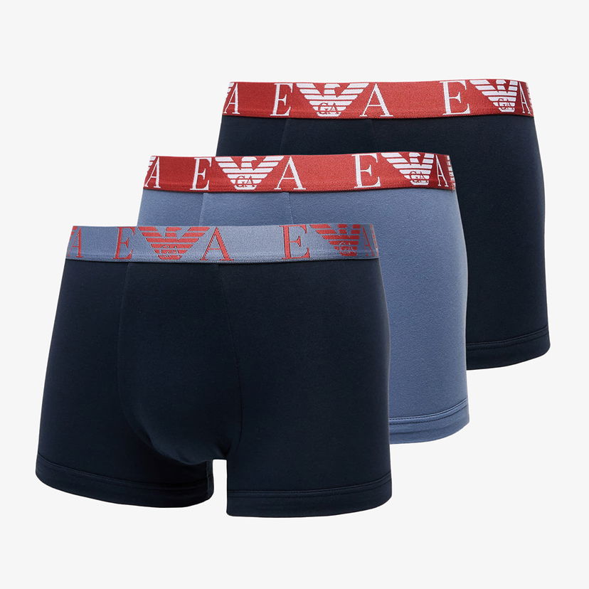 Boksere Emporio Armani EA7 Emporio Armani 3-Pack Trunks undefined | EM000259AF10778MB140