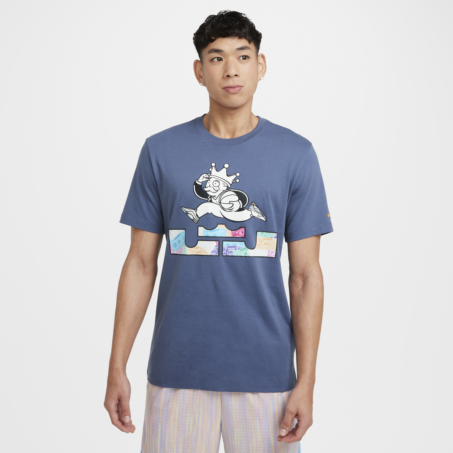 T-shirt Nike LeBron Basketball T-Shirt Blå | HF6189-491, 0