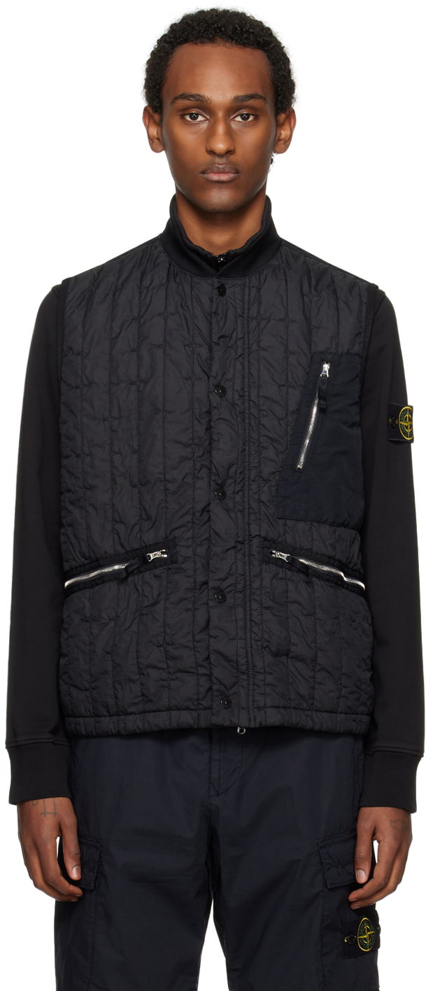Vest Stone Island Stella Vest Sort | 8015G0231, 0