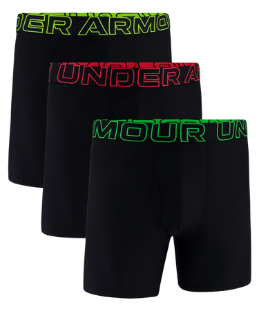 Boksere Under Armour Performance Tech Mesh 6-Inch 3-Pack Boxer Briefs Sort | 1383884-005, 0