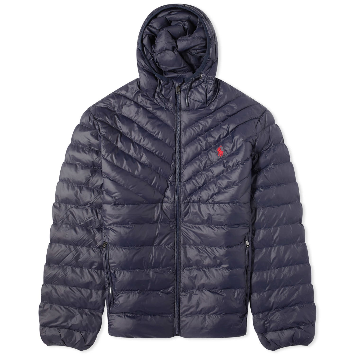 Puffer jakke Polo by Ralph Lauren Polo Ralph Lauren Terra Chevron Insulated Hooded Collection Sort | 710920283001, 0