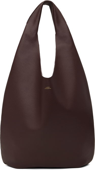 Mulepose A.P.C. 'Le Neige' Leather Shoulder Bag Brun | PXCBC-F67008, 0