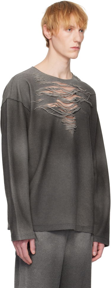 Sweater Diesel Diesel S-Ruben Distressed Sweatshirt Grå | A18216-0PLAI-9AW, 1