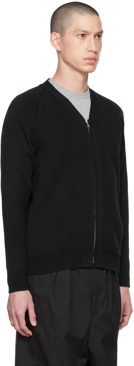 Sweater Comme des Garçons Homme Deux Lochaven of Scotland Zip Cardigan Sort | DH-N504-051, 1
