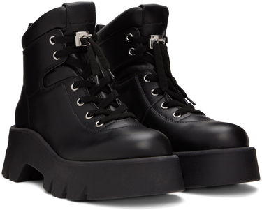Sneakers og sko Gianvito Rossi Vancouver Leather Boots Sort | G73188.20GOM.FXY, 3