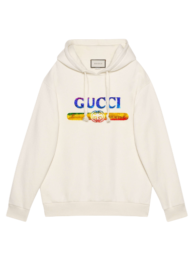 Sweatshirt Gucci Sweatshirt With Sequin Logo ' Hvid | 469251 XJASC 9480