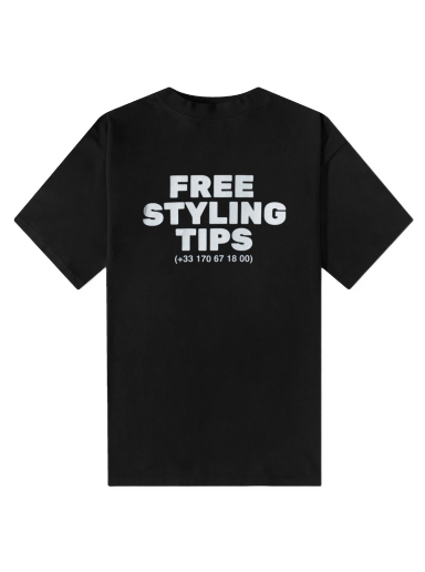 T-shirt Balenciaga Free Styling Tips Tee Sort | 744439-TOVG2-9034
