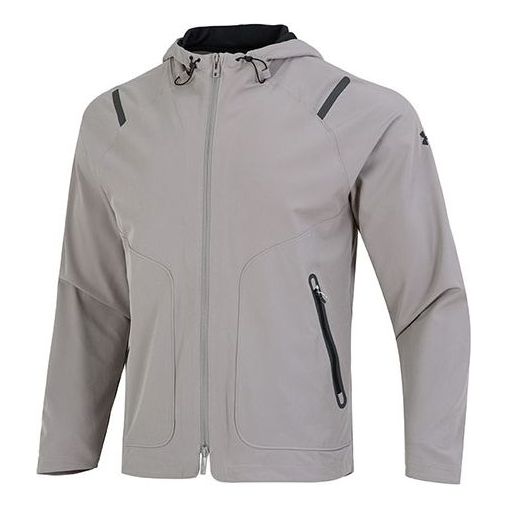 Vindjakke Under Armour Unstoppable Hooded Shell Jacket Grå | 1370494-294