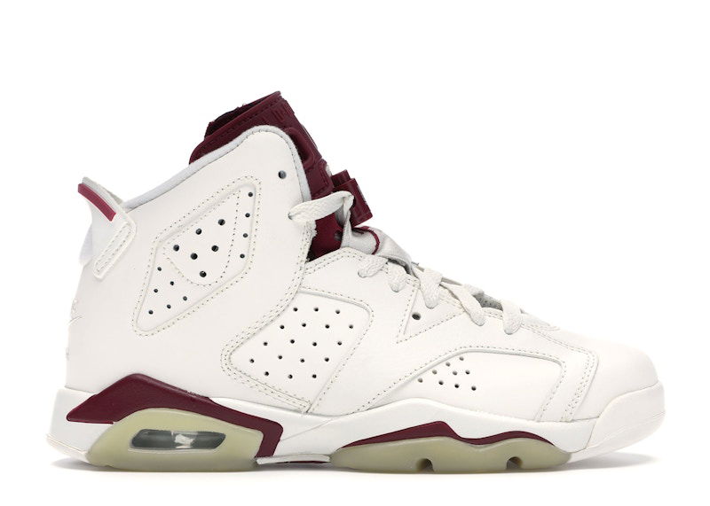Sneakers og sko Jordan Air Jordan 6 Retro Maroon (2015) Hvid | 836342-115/384665-116, 0