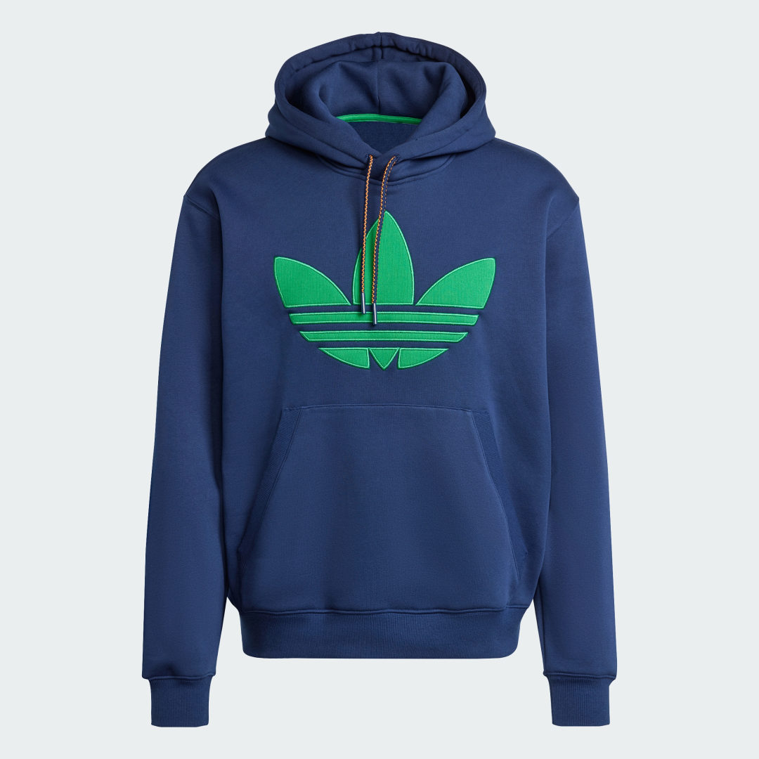 Sweatshirt adidas Originals Fleece Hoodie Blå | JN5968, 1