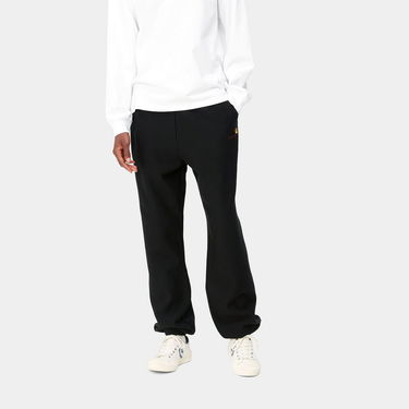 Joggingbukser Carhartt WIP American Script Sweat Pant Sort | I032328_89_XX, 2
