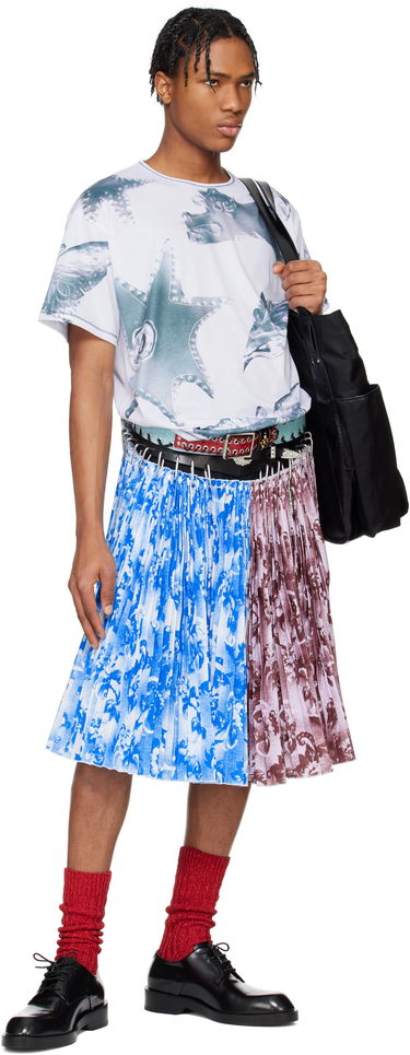 T-shirt Chopova Lowena Chopova Lowena Zoom Spur Oversized Graphic T-Shirt Hvid | 2303, 4