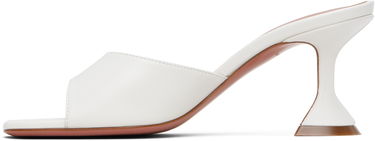 Skopleje Amina Muaddi Amina Muaddi Lupita 70 Heeled Sandals Hvid | LUPITA SLIPPER 70 CL Nappa, 2