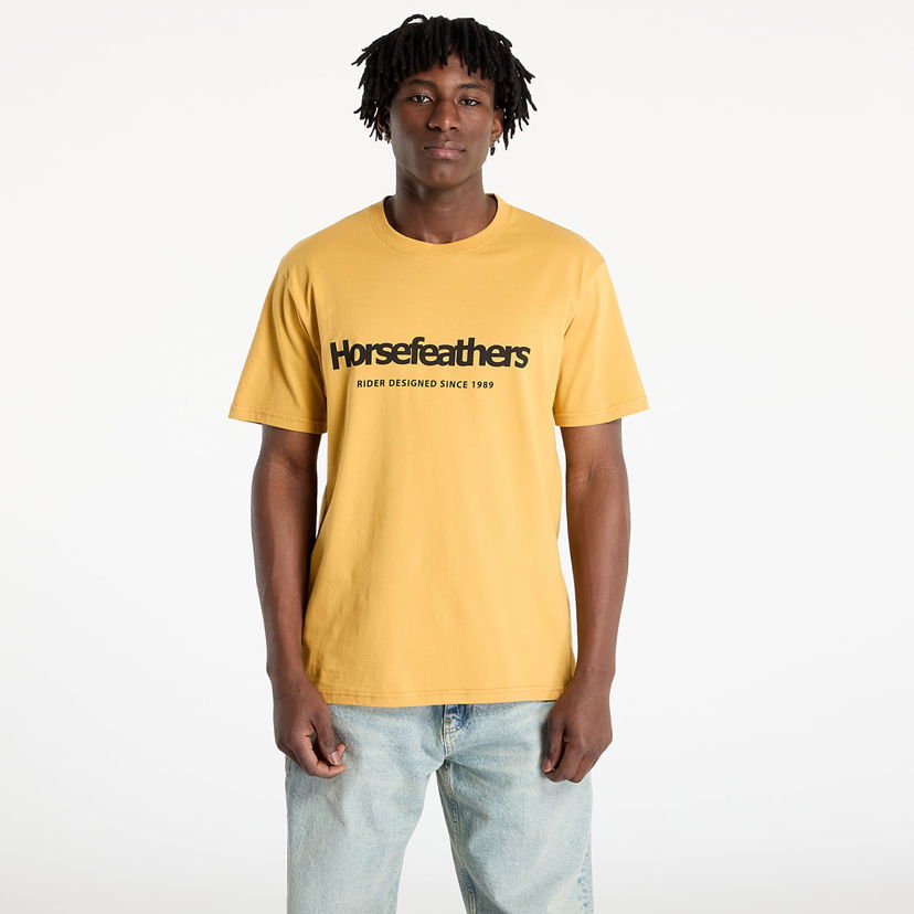 T-shirt Horsefeathers Horsefeathers Quarter T-Shirt Gul | SM1379A