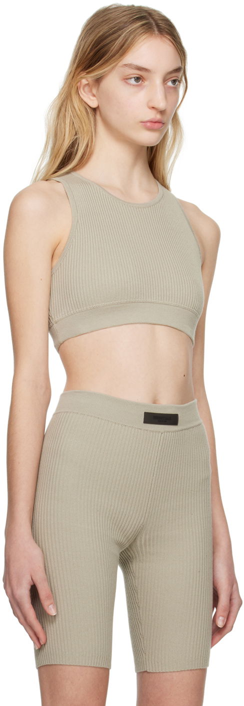 Tanktop Fear of God Fear of God ESSENTIALS Rib Tank Top Grøn | 125BT225153FW, 1