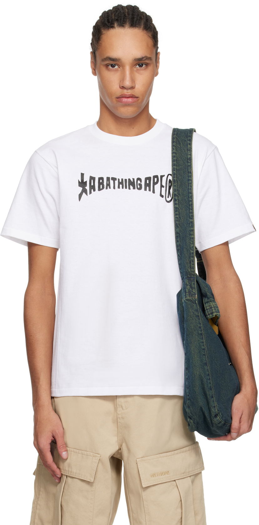 T-shirt BAPE A Bathing Ape Souvenir T-Shirt Hvid | 001TEK801053M