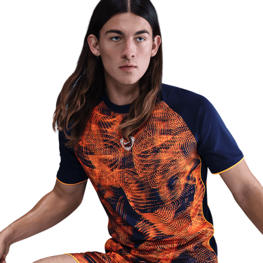 T-shirt Nike Dri-FIT Academy+ All Over Print Training T-Shirt Mørkeblå | hv1824-494, 4