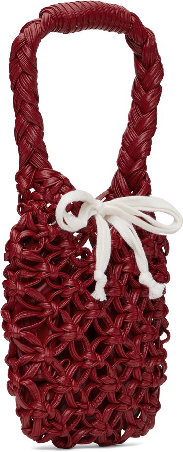 Håndtaske Comme des Garçons Comme des Garçons Braided Knotted Synthetic Leather Tote Rød | RO-K203-051-2, 1