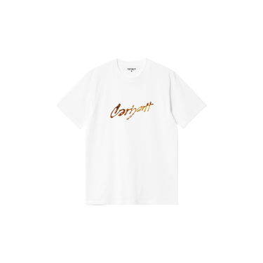 T-shirt Carhartt WIP Script Logo Graphic T-Shirt Hvid | I034405_7, 3