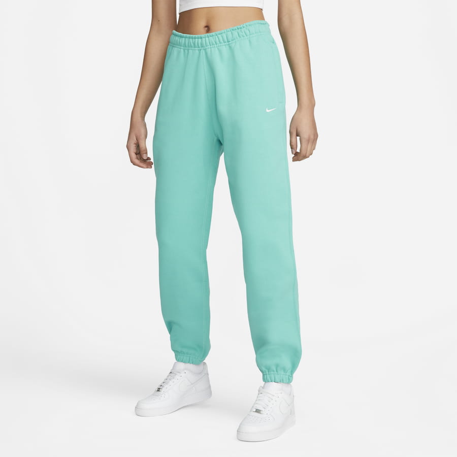 Joggingbukser Nike Solo Swoosh Fleece Pants Turkis | CW5565-393, 0