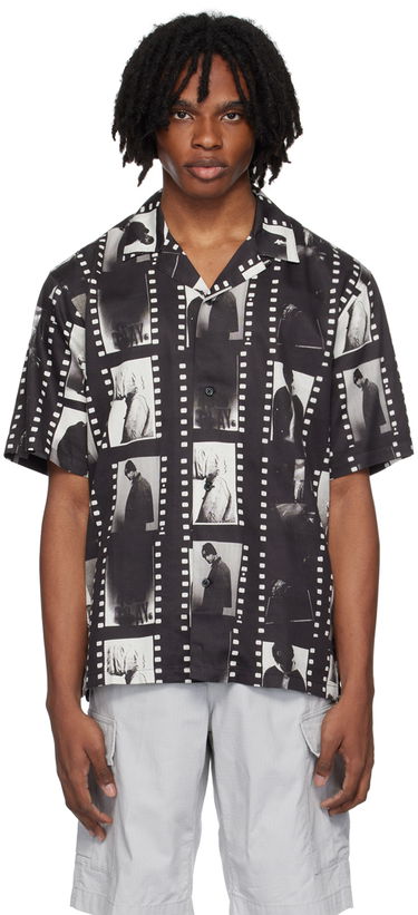 Skjorte Carhartt WIP Photo Strip Print Relaxed Fit Shirt Sort | I033070, 0