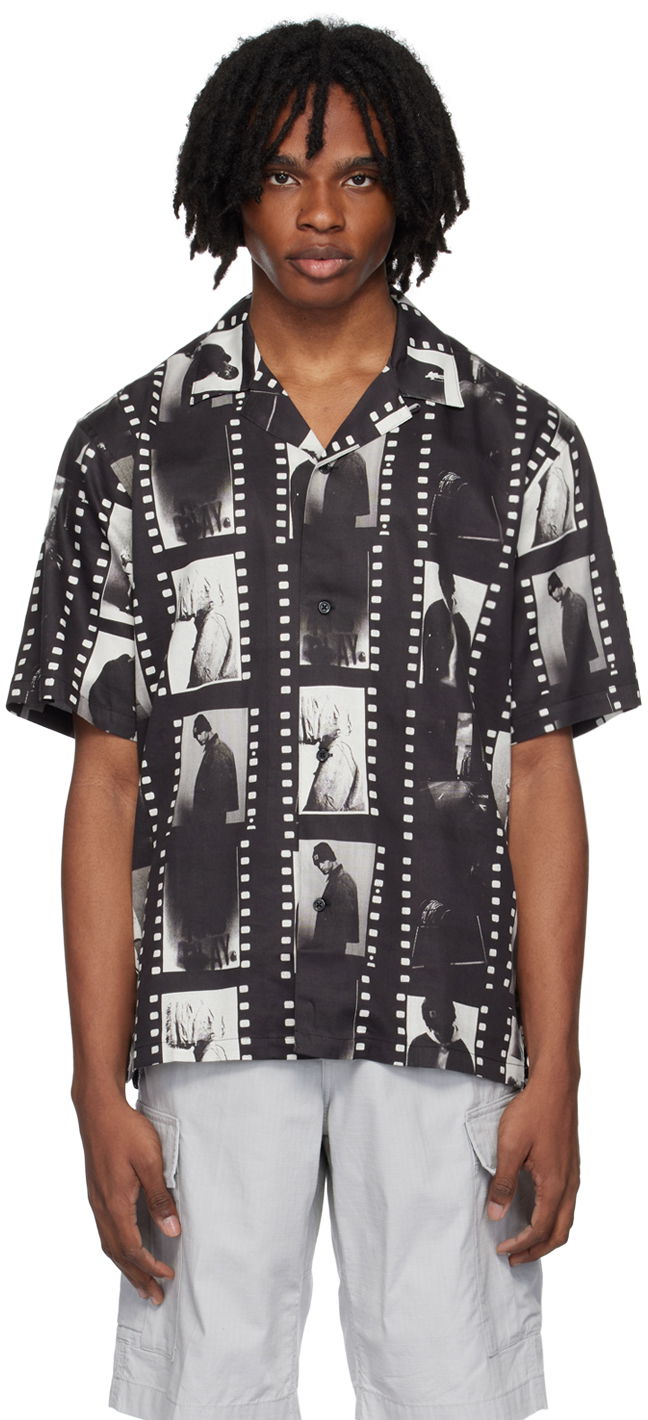 Skjorte Carhartt WIP Photo Strip Print Relaxed Fit Shirt Sort | I033070