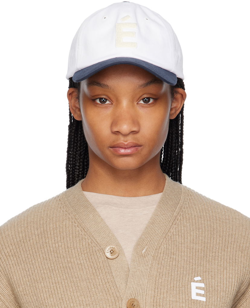 Kasket Études Two Tone Baseball Cap Hvid | E24NM912A01800