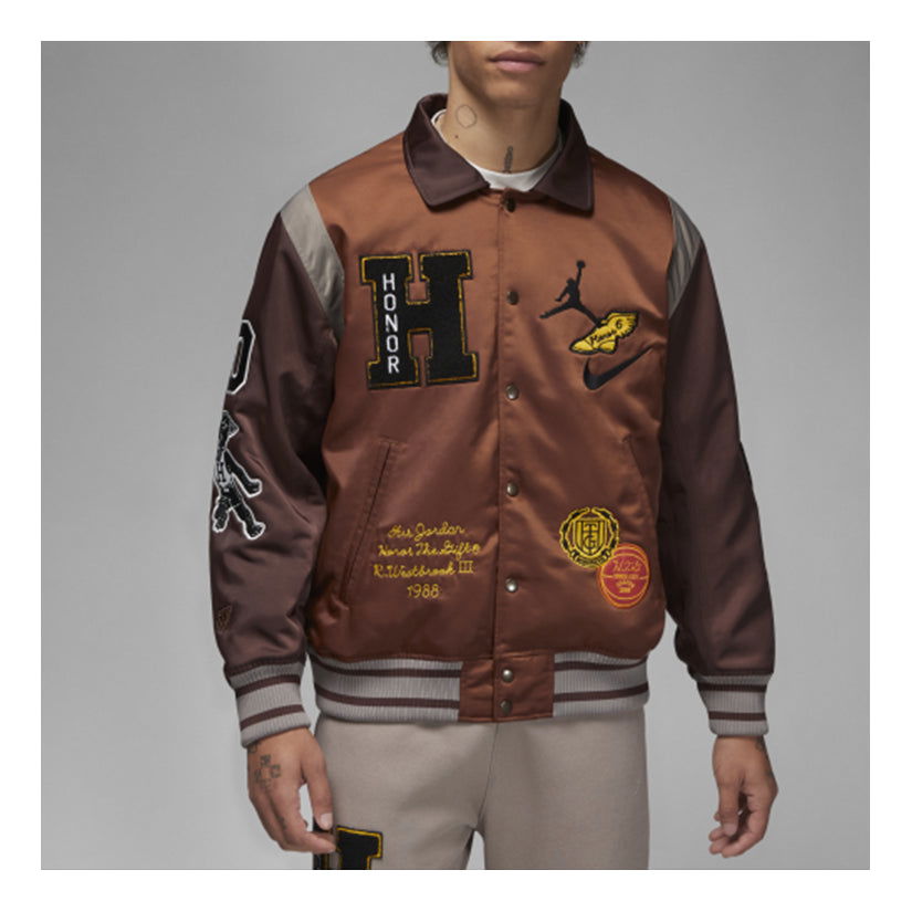 Bomberjakke Nike Varsity Jacket Brun | DX6244-204