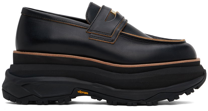 Tøj sacai sacai Platform Loafers Sort | SCM-239