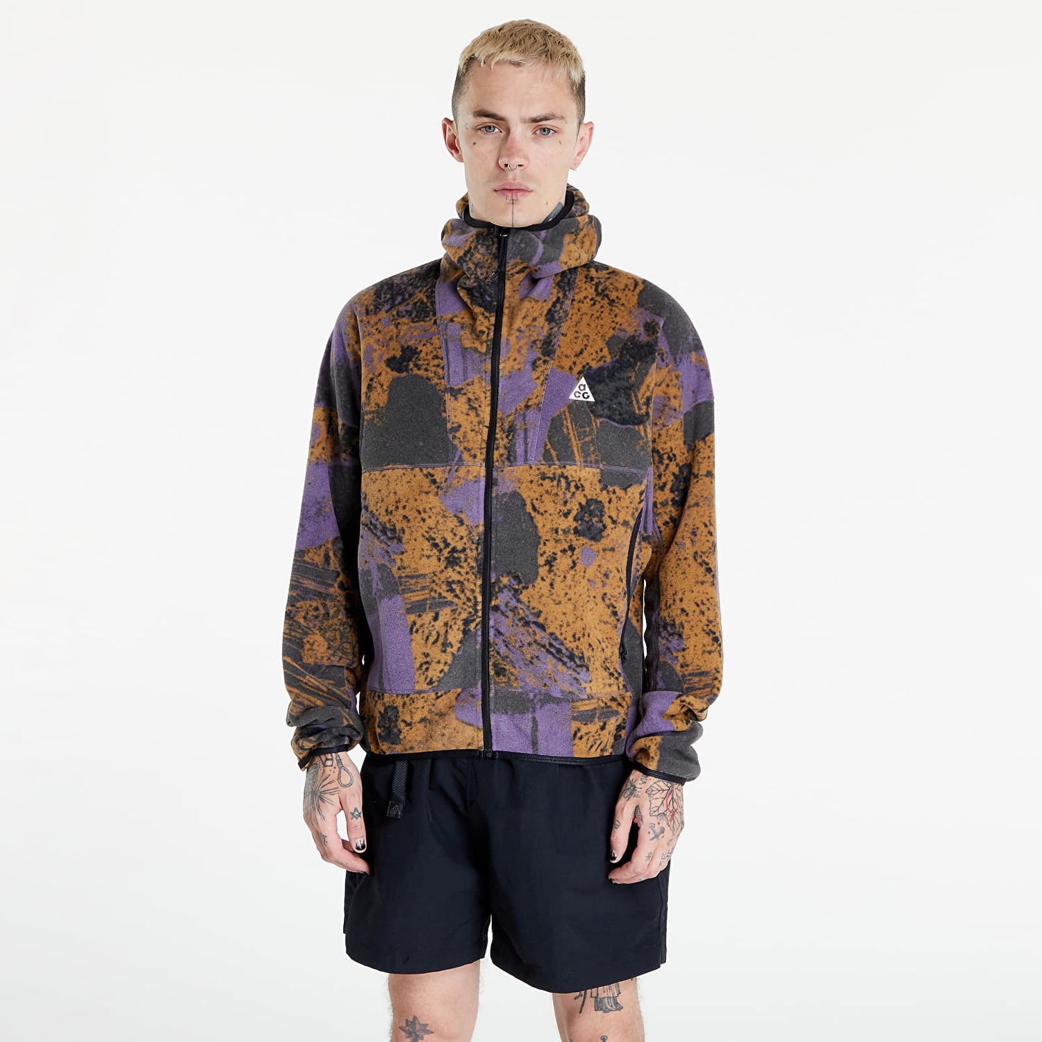 Vindjakke Nike ACG Therma-FIT ACG 'Wolf Tree' Full-Zip All-Over Print Flerfarvet | DN3931-553, 0