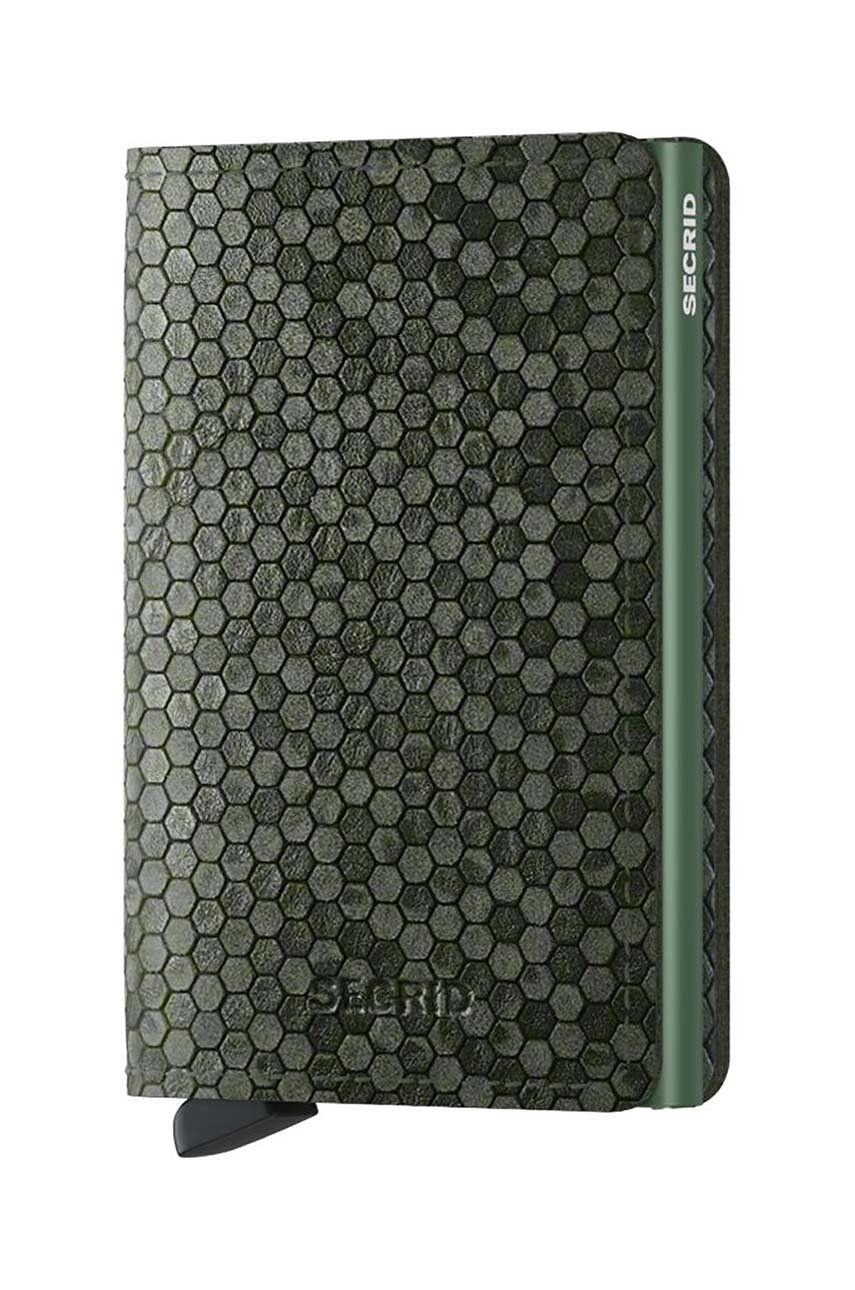 Tegnebog Secrid Slimwallet Hexagon Wallet Grøn | SHe.Green, 0