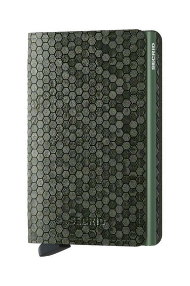Tegnebog Secrid Slimwallet Hexagon Wallet Grøn | SHe.Green, 0