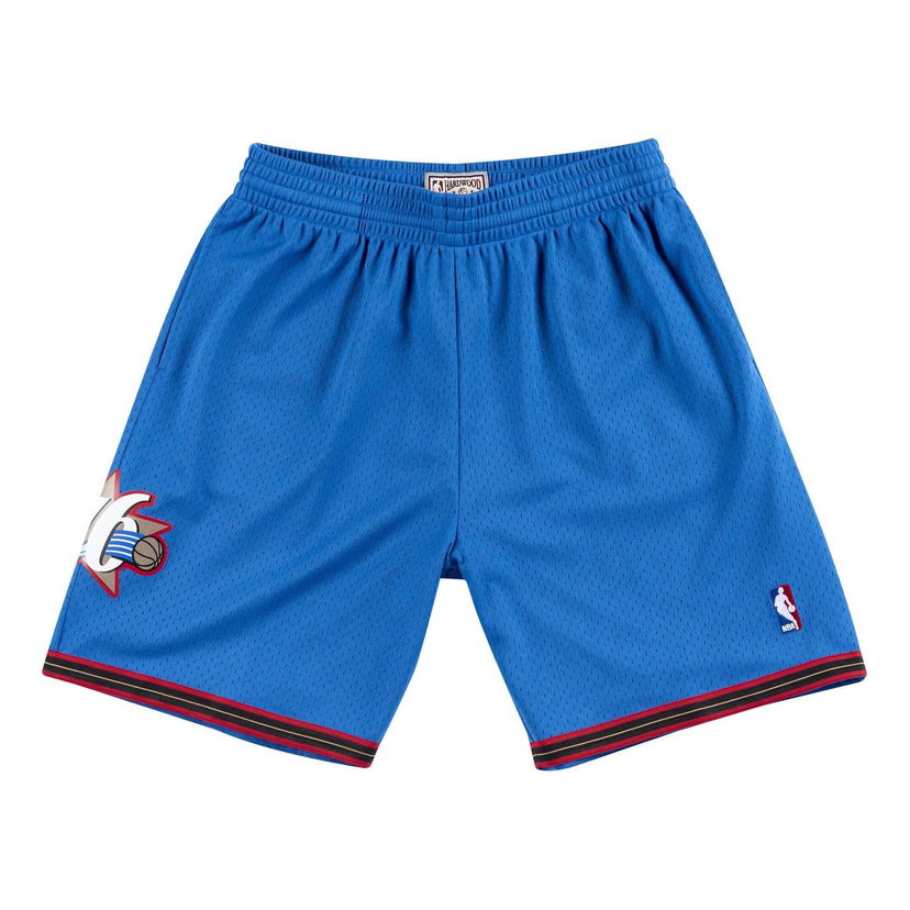 Shorts Mitchell & Ness Mitchell & Ness Philadelphia 76ers 1999-00 Swingman Shorts Blå | SMSHGS18034-P76ROYA99