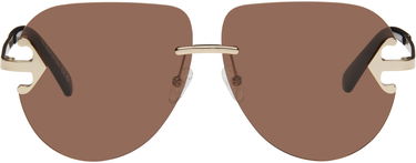 Solbriller Off-White Off-White Alexandria Sunglasses Brun | OERI14LS25MET0017660, 0
