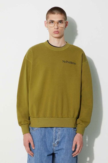 Sweatshirt Aries Sweatshirt With Print Grøn | FUAR20009, 0