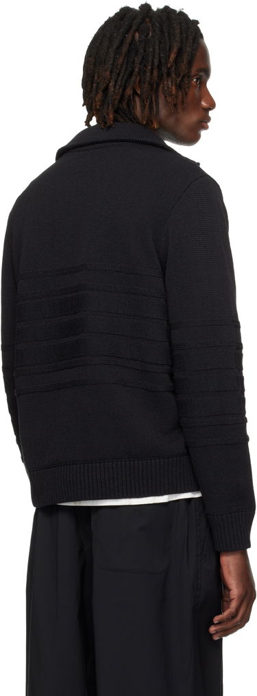 Polo skjorte Craig Green Craig Green Tape Knit Polo Sort | CGAW25CKNJU61, 2