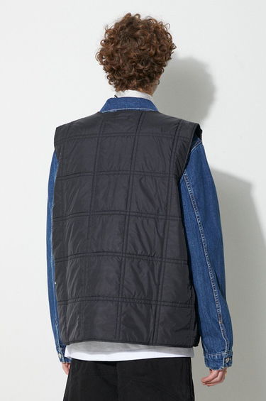 Vest PANGAIA Pangaia Quilted Vest Sort | 10000530, 1