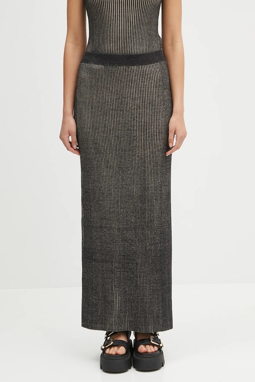 Nederdel Samsoe Samsoe Samsøe Samsøe Sacheryl Maxi Pencil Skirt Grå | F25100047, 0