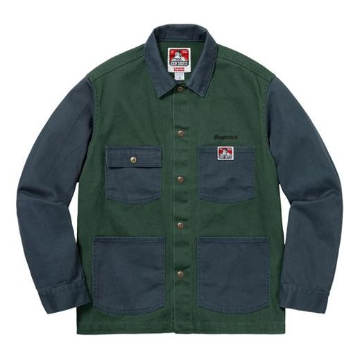 Skjorte Supreme Ben Davis Chore Coat Grøn | SUP-FW19-384, 0