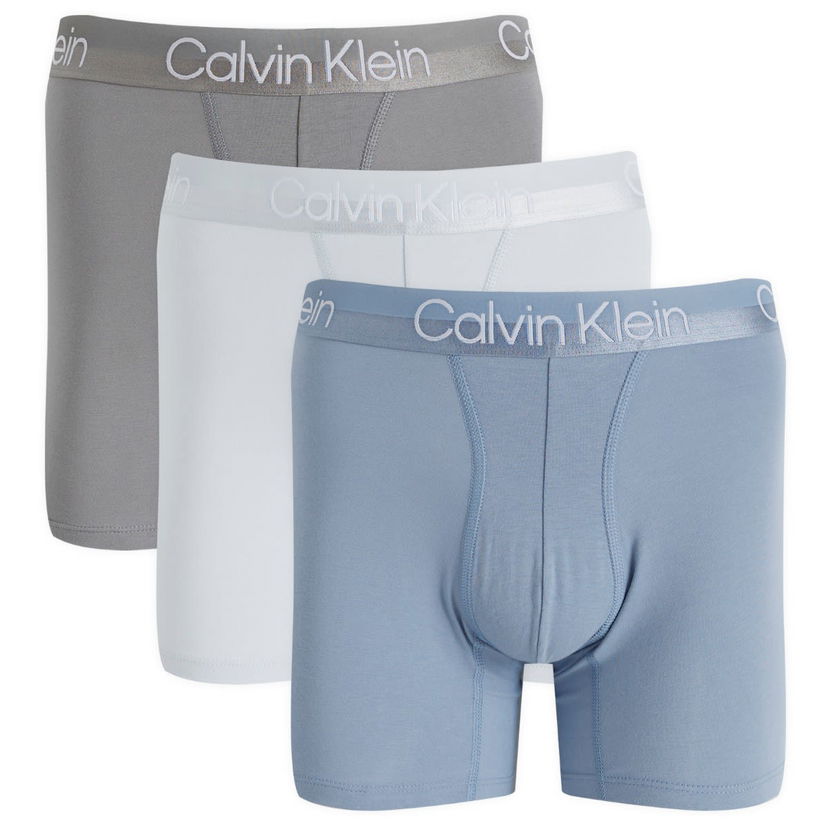 Boksere CALVIN KLEIN Boxer Briefs - 3 Pack Flerfarvet | 000NB2971APV3