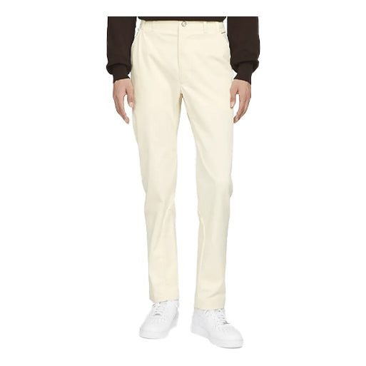 Bukser Nike ESC Series Solid Color Straight-Leg Casual Pants Beige | DH2874-790