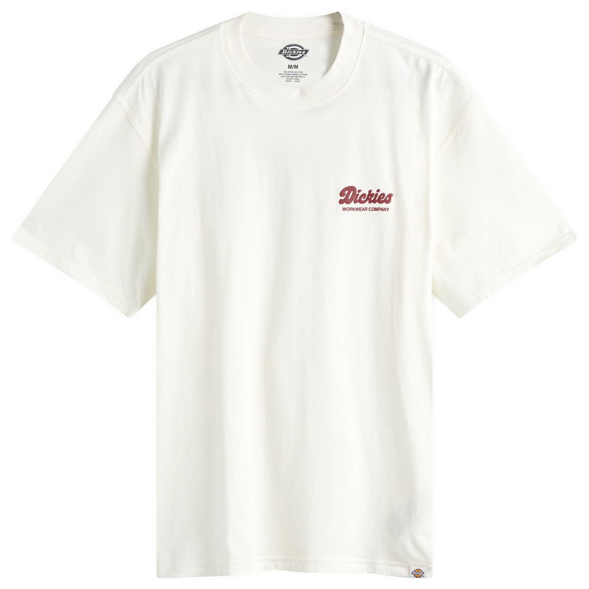 T-shirt Dickies Lewistown T-Shirt Hvid | DK0A4Z8ZC481-450