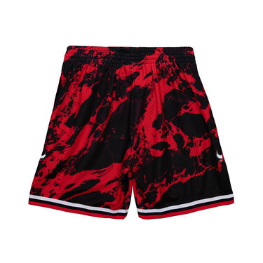 Shorts Mitchell & Ness NBA Chicago Bulls Team Marble Swingman Shorts Sort | PFSW1279-CBU97PPPBLCK, 1