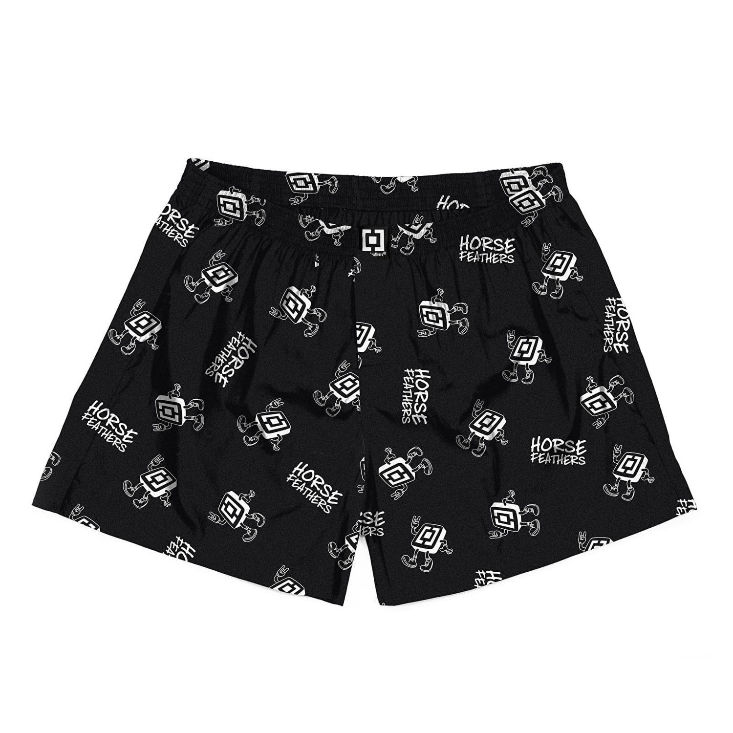 Boksere Horsefeathers Boxers Manny Boxer Shorts Logoman Sort | AA1035Z, 0