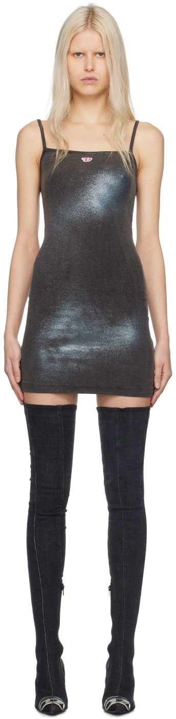 Kjole Diesel D-Hopy-N2 Minidress Grå | A12721 0EPAG, 0