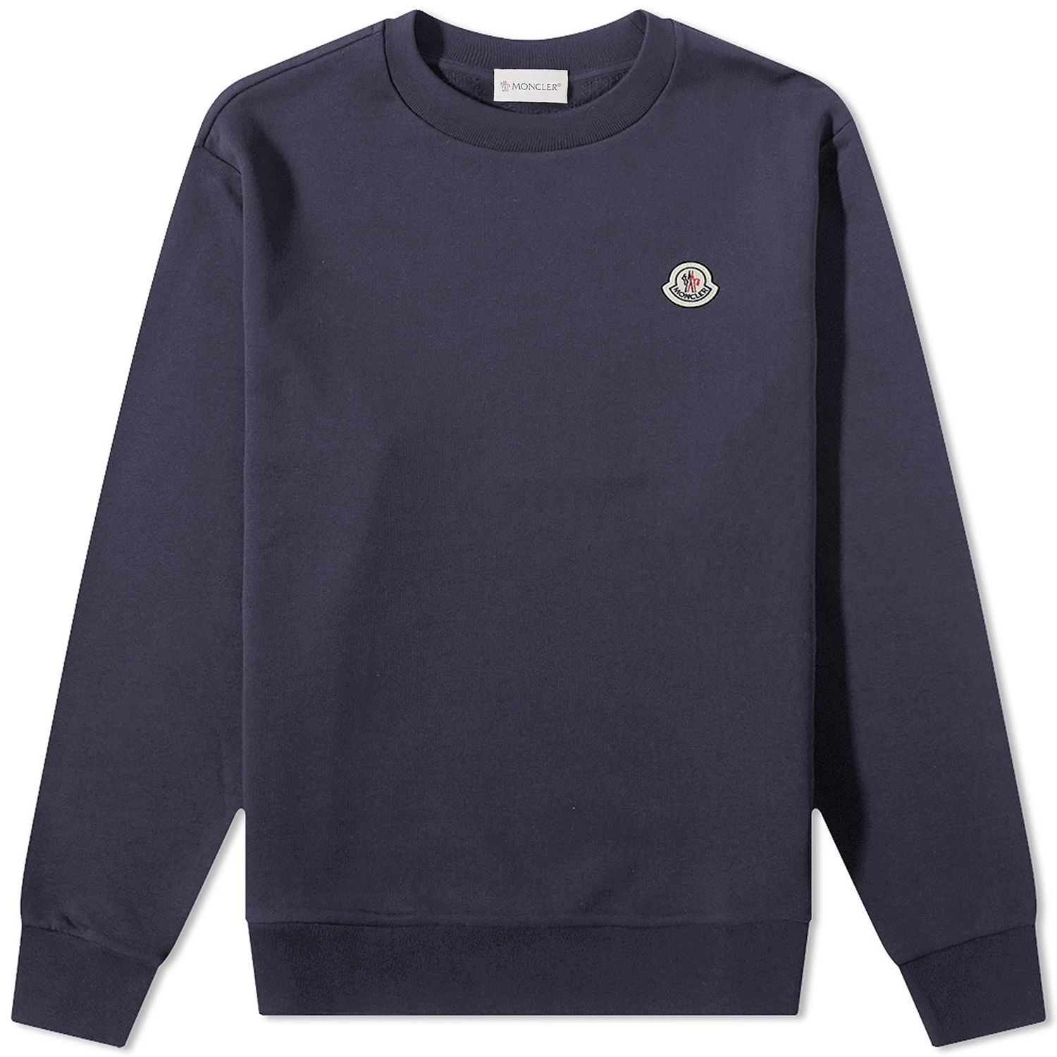 Sweatshirt Moncler Logo Crew Sweatshirt Mørkeblå | 8G000-53-809KR-778, 0