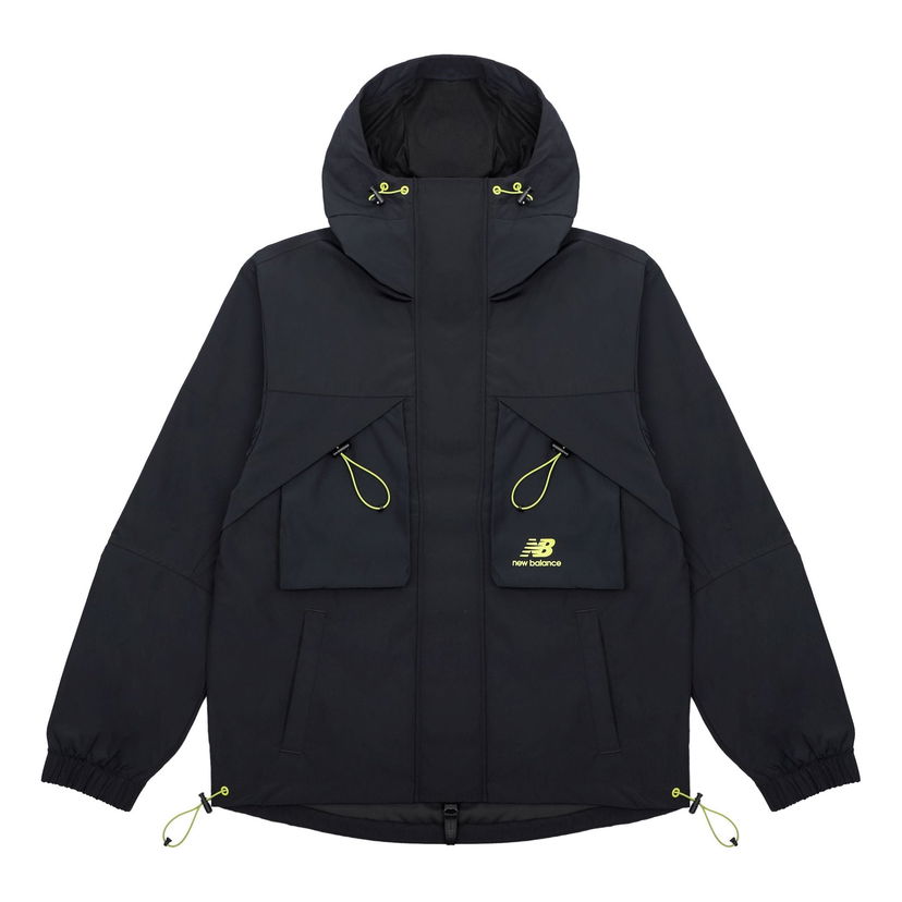 Vindjakke New Balance Men's Breathable Woven Sports Jacket Sort | AMJ13376-BK
