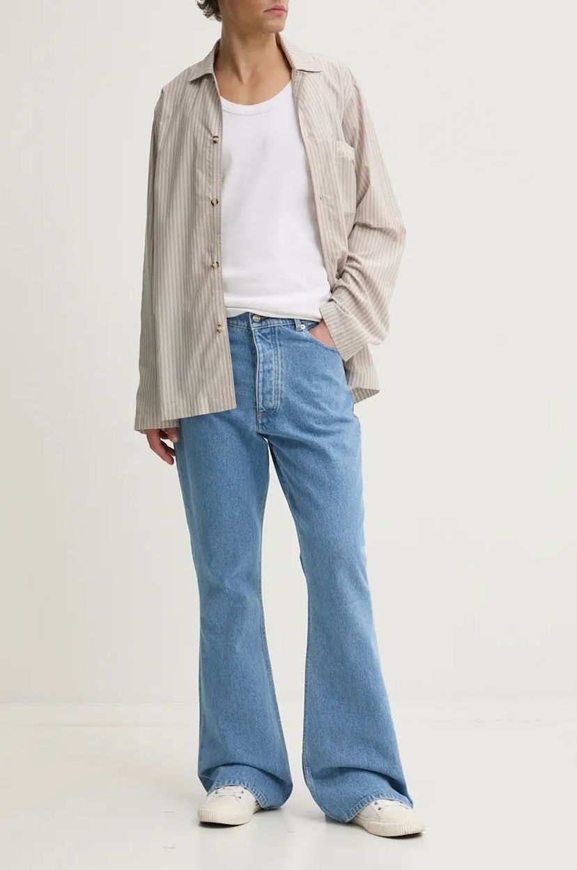 Jeans Nanushka Bootcut Jeans Blå | NM24PFPA01652