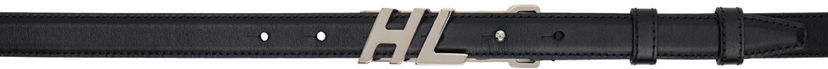 Bælter Helmut Lang Helmut Lang Leather Logo Belt Sort | O05HM001