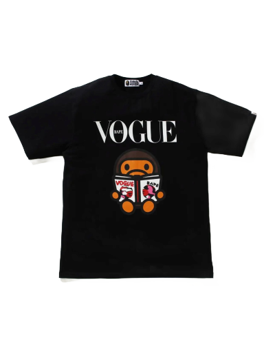 T-shirt BAPE VOGUE x Baby Milo Tee Sort | 2H23-209-912